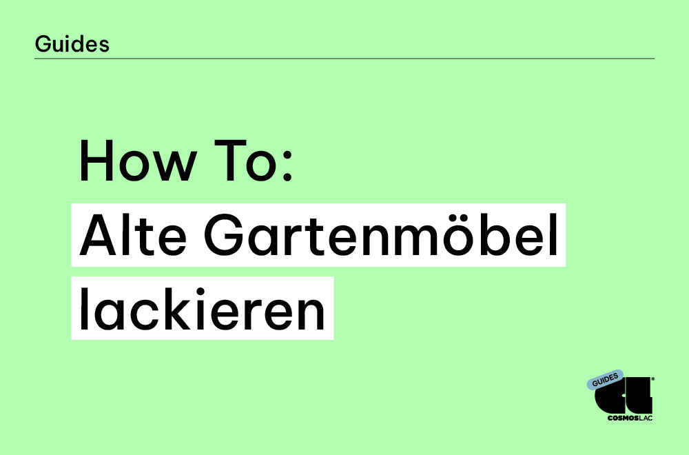 How To: Alte Gartenmöbel lackieren