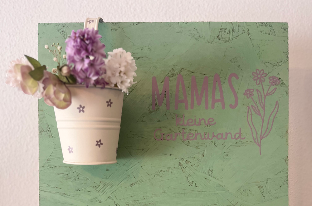 „Mamas kleine Gartenwand“-Upcyclingidee