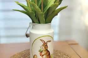 Dekorative Oster-Vase: Frühlingshafte Bastelidee für Zuhause