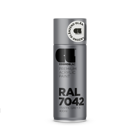 RAL 7042 Traffic Grey glänzend